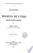 Histoire des missions de l'Inde