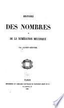 Histoire des nombres et de la numération méchanique