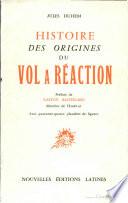 Histoire Des Origines Du Vol a Reaction