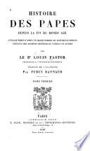 Histoire des papes depuis la fin du moyen âge