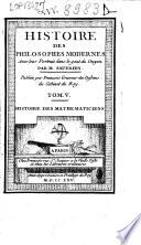 Histoire des philosophes modernes, avec leur portrait dans le gout du Crayon. Par M. Saverien. Publiee par Francois graveur des desseins du cabinet du Roy ... Tome 1. [-8.]