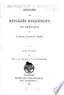 Histoire des réfugiés huguenots en Amérique