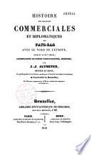 Histoire des relations commerciales et diplomatiques des Pays-Bas avec le nord de l'Europe, pendant le XVIe siècle