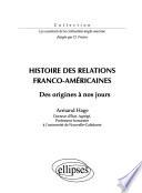 Histoire des relations franco-américaines