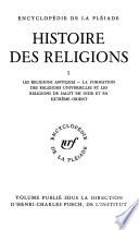 Histoire des religions