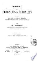 Histoire des sciences médicales