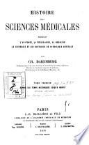 Histoire des sciences medicales