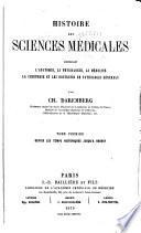 Histoire des sciences médicales