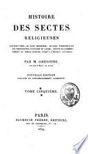 Histoire des sectes religieuses