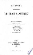 Histoire des sources du droit canonique