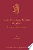 Histoire des textiles en Babylonie, 626-484 av. J.-C.