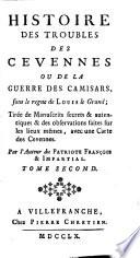 Histoire des troubles des Cévennes