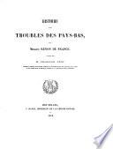 Histoire des troubles des Pays-bas