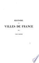 Histoire des villes de France
