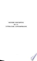 Histoire descriptive de la littérature contemporaine