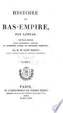 Histoire du Bas-Empire