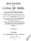 Histoire du canal du midi, ou canal de Languedoc ... Nouv. ed. ... augmentee