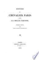 Histoire du chevalier Paris et de la belle Vienne