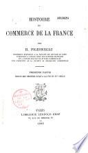 Histoire du commerce de la France