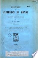 Histoire du commerce du monde depuis les temps les plus reculés