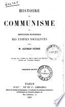 Histoire du communisme ou réfutation historique des utopies socialistes par M. Alfred Sudre