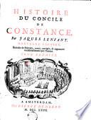 Histoire du Concile de Constance