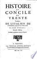 Histoire du Concile de Trente