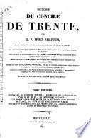 Histoire du concile de Trente
