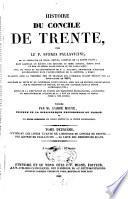 Histoire du concile de Trente