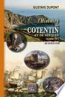 Histoire du Cotentin et de ses îles (Tome 4 : de 1610 à 1789)
