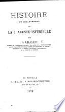 Histoire du département de la Charente-Inférieure