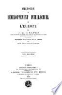 Histoire du développement intellectuel de l'Europe