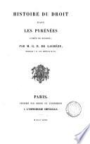 Histoire du droit dans les Pyrénées (comté de Bigorre)