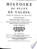 Histoire Du Duché De Valois