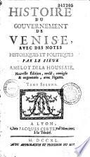Histoire du gouvernement de Venise