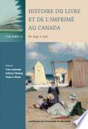 Histoire du livre et de l'imprimé au Canada: De 1840 à 1918