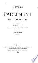 Histoire du Parlement de Toulouse
