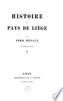 Histoire du pays de Liège