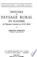 Histoire du paysage rural en Flandre