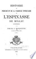 Histoire du prieuré et de la paroisse Notre-Dame de l'Espinasse de Millau (Aveyron).