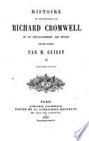 Histoire du protectorat de Richard Cromwell et du rétablissement des Stuart