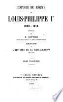 Histoire du règne de Louis-Philippe Ier