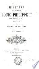 Histoire du règne de Louis-Philippe Ier, roi des Français
