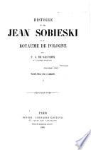 Histoire du roi Jean Sobieski et du royaume de Pologne