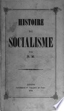 Histoire du socialisme