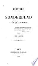 Histoire du Sonderbund