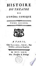 Histoire du théatre de l'opéra comique