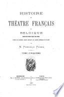 Histoire du théâtre français en Belgique