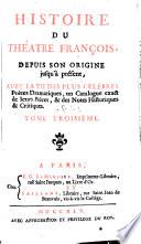 Histoire du théâtre françois