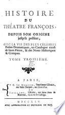 Histoire du théatre françois